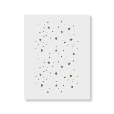 Sablon Perete vopsire, tencuiala 900x600x0.7mm Twinkle Stars Refolosibil, model MXSP7094 foto
