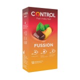 Control Condoms-Fussion Prezervative Aromate, 12 Bucăți-Latex