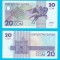 Kirghizstan (p#6) 20 Som 1993 UNC &#039;Manas Nobilul&#039; serie: 00188943