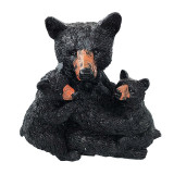 Cumpara ieftin Statueta decorativa, Ursoaica cu doi pui, 17 cm, 366H