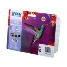 Epson Multipack 6-colours T0807 Claria Photographic Ink CMYK-LC-LM 6x7,4ml