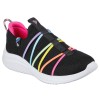 Pantofi sport fete Skechers Ultra Flex 3.0, black - multi, 27