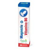 Cumpara ieftin Magneziu + Vitamina B6, 20 comprimate efervescente, Naturalis