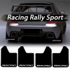 Set 4 Aparatori Noroi SPORT din cauciuc pentru autoturisme, universale, model Racing, dimensiune 30 x 23cm FAVLine Selection, Oem