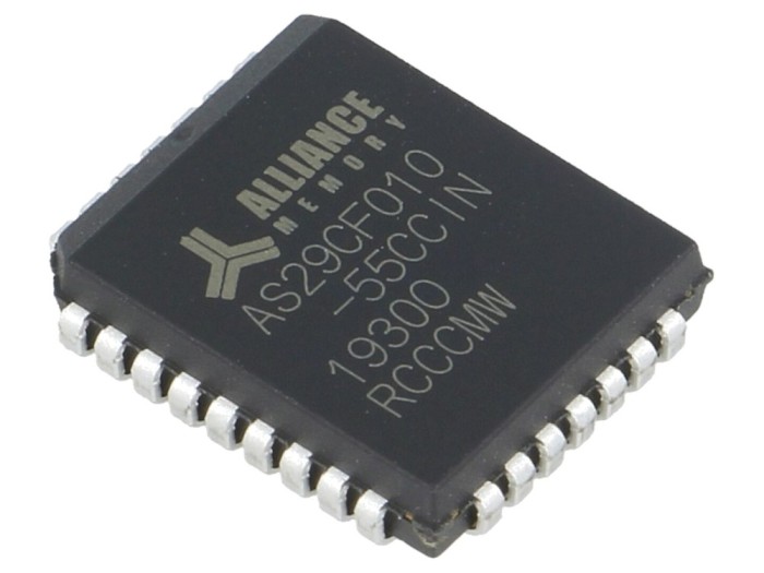 Memorie FLASH paralele 1MB 55ns PLCC32