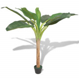 Bananier artificial cu ghiveci, 150 cm, verde GartenMobel Dekor, vidaXL