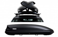 Cutie portbagaj Thule Pacific 780 Antracit Aeroskin Dual Side foto