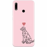 Husa silicon pentru Huawei P Smart 2019, Love Dog