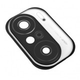 Geam Camera Spate Xiaomi Mi 11X / Redmi K40, cu Rama, Alb