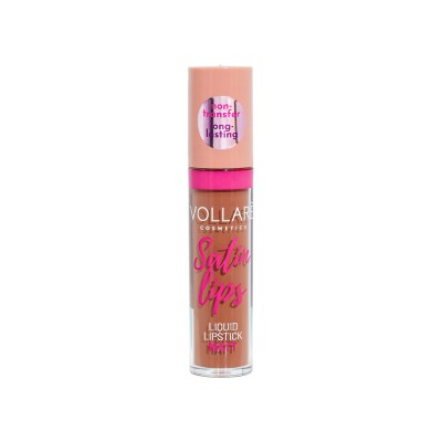 Ruj mat non-transfer SATIN LIPS Vollar&amp;eacute; Cosmetics, 26 Maro, 8 ml foto