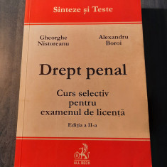 Drept penal curs selectiv pentru examenul de licenta Gh. Nistoreanu