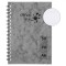 Caiețel Notițe, Office Style, Gri, Format A6, 50 File, Hartie de 70 g/mp, Copertă Moale, Spirala