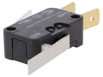 Micro&amp;icirc;ntrerupător cu manetă SPDT 21A/250V IP40 foto