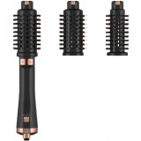 Perie rotativa Rowenta Ultimate Experience CF9620F0, 3 trepte temperatura, invelis ceramic, negru/auriu