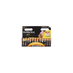 Baterie R6, 1.5V, alcaline, DURACELL - LR6/AA/MN1500(K12) ECONOMY PACK