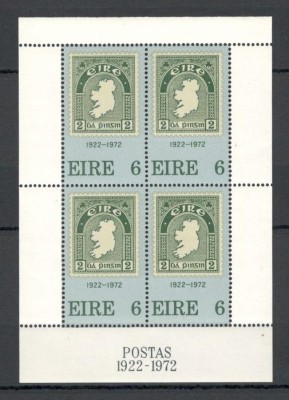 Irlanda.1972 50 ani marca postala-Bl. SI.36 foto