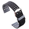 Curea silicon cu doua fete, compatibila Amazfit Active, Negru/Gri
