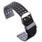 Curea silicon cu doua fete, compatibila Amazfit Active, Negru/Gri
