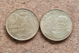 Brazilia 25 centavos 2013, America Centrala si de Sud