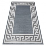 Covor PEARL 51327F gri - Cadru, exclusiv grecesc, structural, 192x290 cm