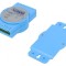 Modul Intrare Analogică 1 Port 10-30VDC RS485 IN: 8 ADAM-4017-F