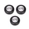 Set 3x Lampa universala autoadeziva cu 3 LED-uri, utilizare baterii de tip AAA - Negru