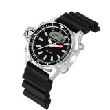 Ceas barbatesc de mana Sanda Casual Fashion Sport Quartz Negru Argintiu