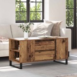 vidaXL Masă de cafea Lemn Vechi 102 x 44,5 x 50 cm Lemn compozit 882696