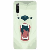 Husa silicon pentru Xiaomi Mi 9, Fierce Polar Bear Winter