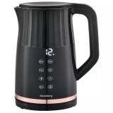 Fierbator electric, fabricat din otel inoxidabil, panou LED, capacitate 1,7 litri, 1850-2200 W, Klausberg