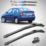 Cumpara ieftin Stergatoare Volkswagen Polo (Classic 6V2) SEDAN 1995-2001 Hybrid &ndash; Set fata