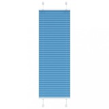 vidaXL Jaluzea plisată albastru 40x100 cm Lățime țesătură 39,4 cm