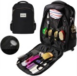 Rucsac frizerie spațios negru pentru accesorii și unelte BarberTOP