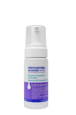 Spuma de curatare faciala indicata pentru tenul acneeic, Benzacare, Spotcontrol Facial Espuma Limpiadora, 130 ml foto