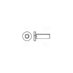 Surub M2, otel inoxidabil A2, 5mm, cap rotund, BOSSARD, M2X5/BN20146