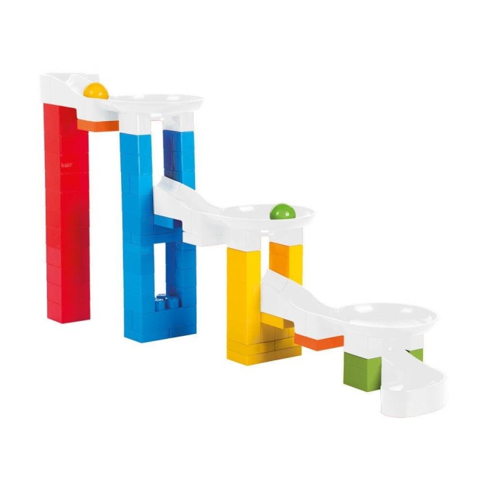 Joc de constructie - Labirintul bilutelor (79 piese) PlayLearn Toys
