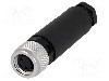 Conector M8, 3 pini, clasa etanseitate {{Clasa etan&amp;#351;eitate}}, LUMBERG AUTOMATION - 28046 RKMCK 3