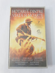 Caseta video VHS originala film tradus Ro - La Hotarul dintre Viata si Moarte foto