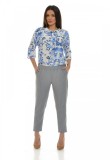 Pantaloni Dama Gri Office - S, Eranthe