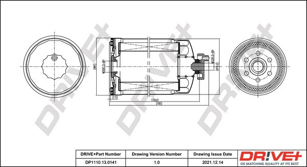 Dr!ve+ DP1110.13.0141 filtru combustibil