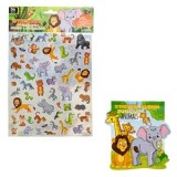 Set Autocolante Animale Jungla, Album Creativ Povestiri, CMCLASS