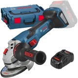Bosch GWS 18V-15 C BITURBO + GAL 1880 CV - Polizor unghiular fara acumulatori Li-Ion 18 V - Ah 125 mm valiza speciala + Incarcator acumulatori