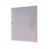 Folie protectie documente A4,60 microni, plastic,cristal, 100 bucati set, noki
