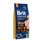 Brit Adult Medium, hrana uscata pentru caini, Pui, 15 kg
