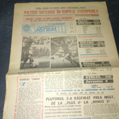 ZIARUL SPORTUL SUPLIMENT FOTBAL 9 SEPTEMBRIE 1988 STEAUA SPARTA