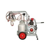 Aparat de muls capre si oi EMT, un bidon aluminiu 25 litri, 4 posturi