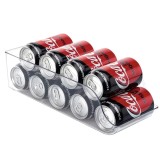 Cutie organizator frigider sau dulap Pufo pentru depozitare doze de suc, bere, sticle de apa, 34 cm