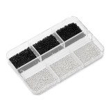 Set caviar unghii Black&amp;Silver, Cupio