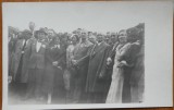 Fotografie originala, Inaugurarea Sanatoriului Meseriasilor, Chisinau, 1934; Ing. Zilberman, Domnisoara Berezovschi, etc.