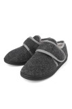 Papuci pentru bărbați cu diabet, model larg, cu spumă cu memorie din p&acirc;slă, cu &icirc;nchidere cu velcro - Larg